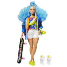Кукла Mattel Barbie Экстра с голубыми волосами