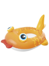 Плот-лодка надувной INTEX Pool Cruisers Оранжевая рыбка