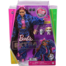 Кукла Mattel Barbie Экстра в синем леопарде