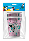 Набор бумажных стаканов ND Play Minnie Mouse, розовые - 3, 250 мл 6 штук