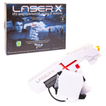 Игровой набор Laser X с бластером и мишенью, со световыми и звуковыми эффектами
