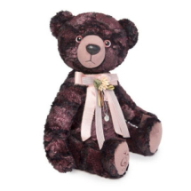 Мягкая игрушка BUDI BASA Медведь БернАрт-бордовый (маталлик)