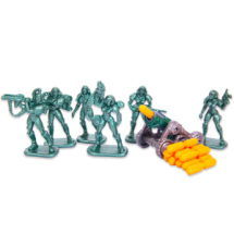 Игра настольная "Бронепехота №3", набор солдатиков с пушкой