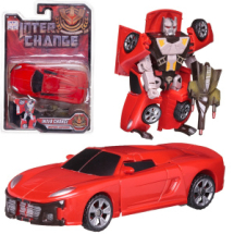Машина-трансформер InterChange красная спортивная (трансформация в робота)