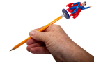 Топпер-сюрприз PMI Лига Справедливости, на карандаш 7,5 см, 12 видов